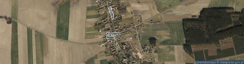 Zdjęcie satelitarne Krzydlina Mała ul.